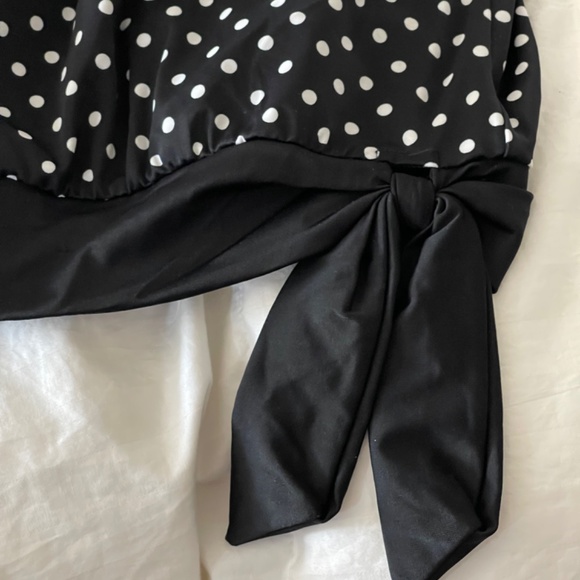 Polka Dots Tankini Swim Top Sz 18W - Picture 6 of 6